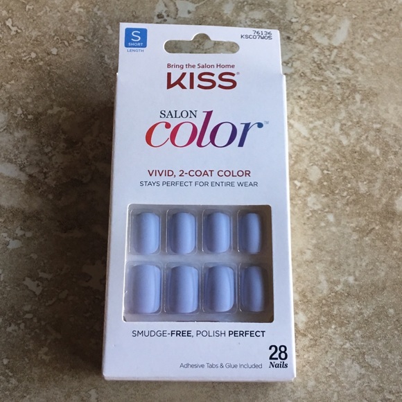 NEW KISS Salon Color Matte Lavender Press-on Nails - Picture 3 of 3